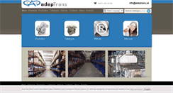 Desktop Screenshot of adeptrans.es